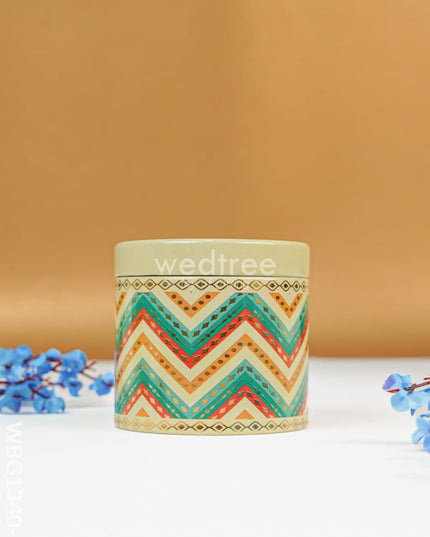 Printed Tin Jar - Wbg1340 Jars & Boxes Rg