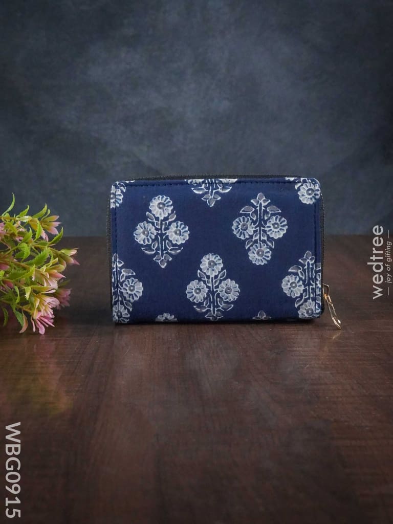 Printed Wallet In Cotton Fabric - Wbg0915 Clutches & Purses