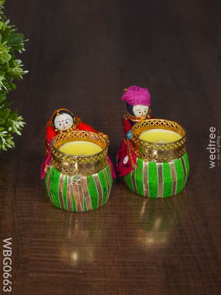 Puppet Doll Candle Holders - Wbg0663 Candles