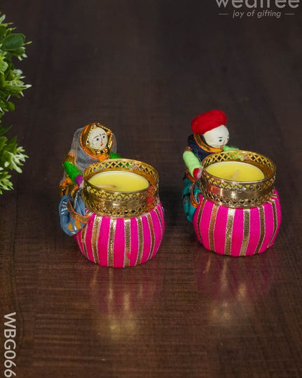 Puppet Doll Candle Holders - Wbg0663 Candles