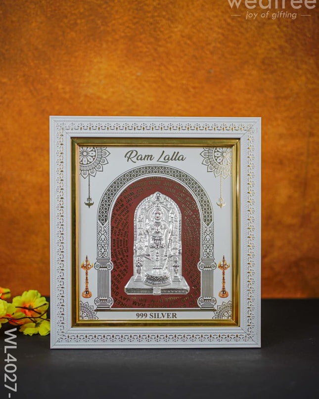 Pure Silver Designer Frame - Wl4027 Ram Lalla German Photo