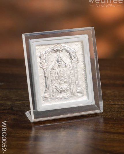 German Silver Plated Balaji Photoframe (Small) With Stand - Wbg0052-2 Photo Frame