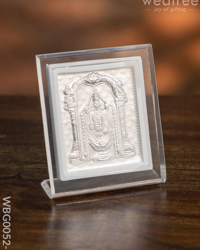 German Silver Plated Balaji Photoframe (Small) With Stand - Wbg0052-2 Photo Frame
