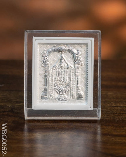 German Silver Plated Balaji Photoframe (Small) With Stand - Wbg0052-2 Photo Frame