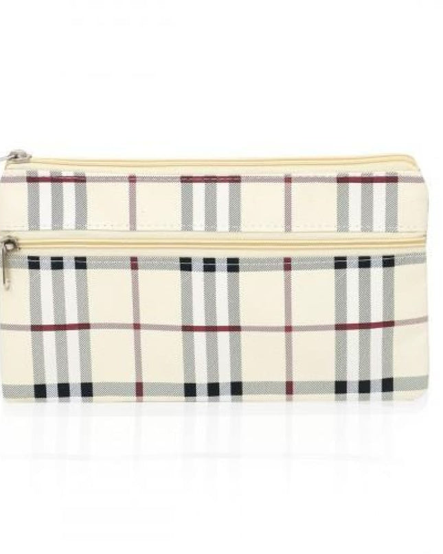 Purse With Stripe Design 10 X 5 Inch Clutches & Purses