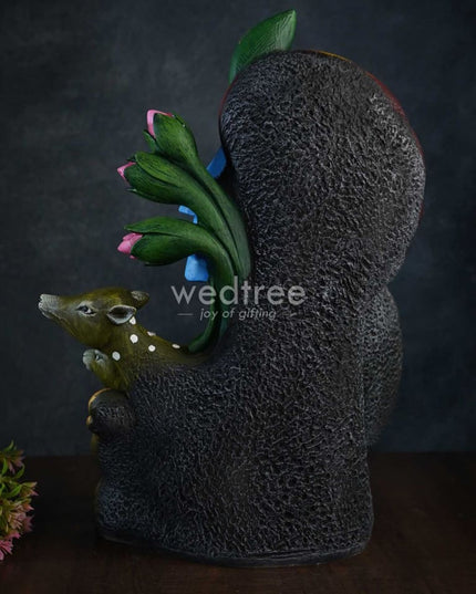 Radha Krishna Idol With Deer - Wl3162 Showpieces