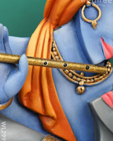 Radha Krishna Idol With Flute - Wl2993 Showpieces