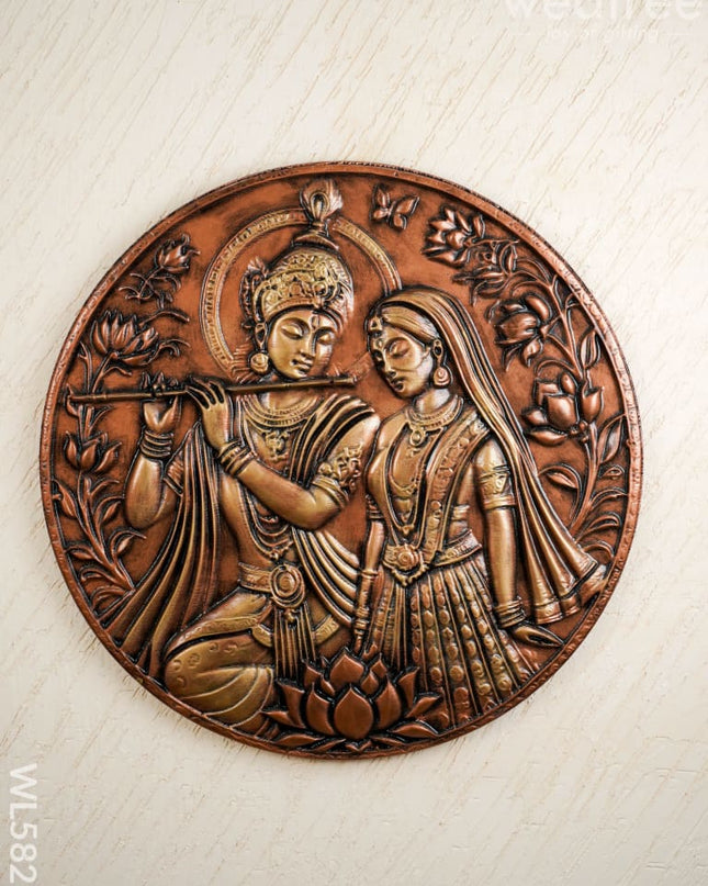 Radha Krishna Wall Hanging Frame - 31 inch - WL5825 - Frames