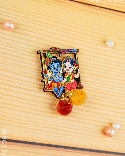 Radhakrishna Haldi Kumkum Set - WBG1720 - Add-ons