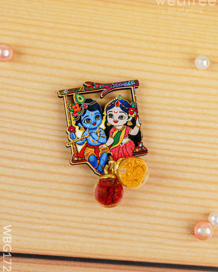 Radhakrishna Haldi Kumkum Set - WBG1720 - Add-ons