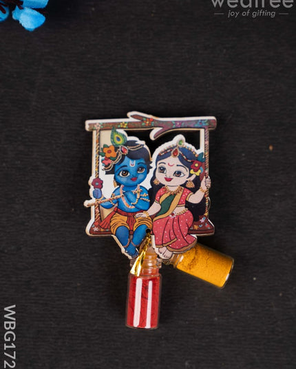 Radhakrishna Haldi Kumkum Set - WBG1720 - Add-ons
