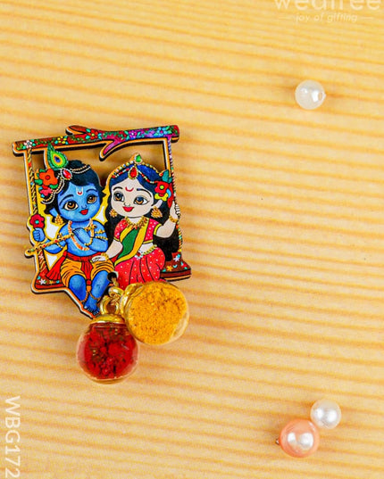 Radhakrishna Haldi Kumkum Set - WBG1720 - Add-ons