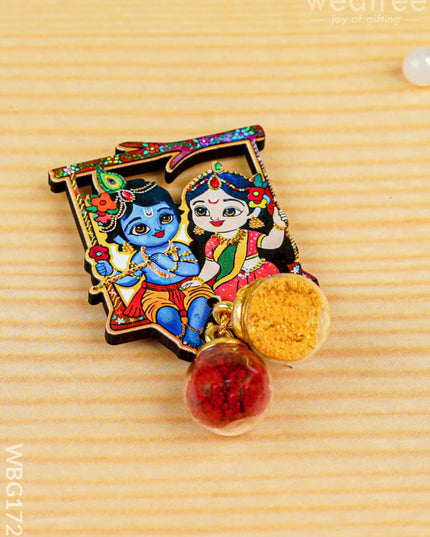 Radhakrishna Haldi Kumkum Set - WBG1720 - Add-ons