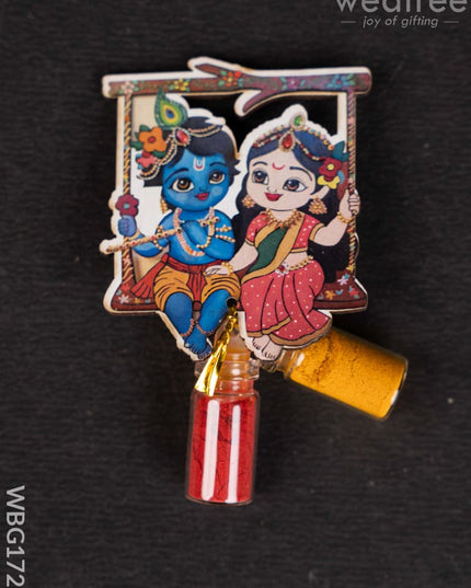 Radhakrishna Haldi Kumkum Set - WBG1720 - Add-ons