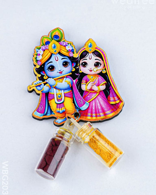 Radhakrishna Kumkum Set - WBG2038 - Add-ons