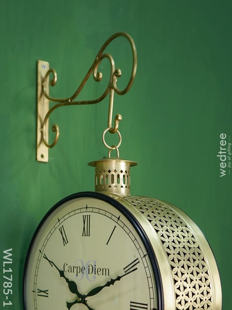 Railway Clock - 12 Inches Wl1785 Wall Clocks