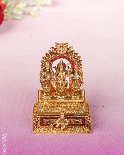 Ram Darbar Kumkum Holder - Gold - WL4904 Divine Gifts