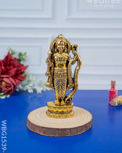 Ram Lalla Idol - WBG1539 - Gold Antique - Murti - RG