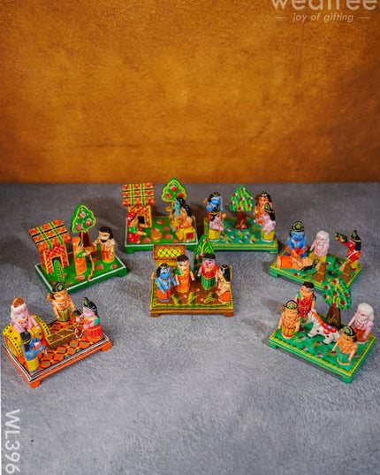 Rama Story Set - Wl3962 Wooden Decor