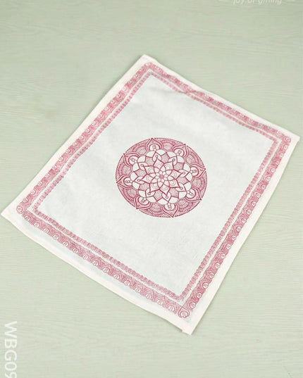 Rangoli Designed Saree Cover - WBG0971 - Saree Bags RG