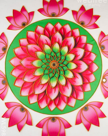 Rangoli: Flower - Set of 10 Lotus Petals - WL5982 - Rangoli