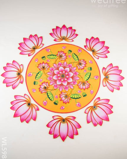 Rangoli: Flower - Set of 8 Lotus Petals - WL5981 - Rangoli