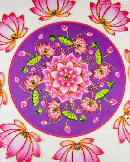 Rangoli: Flower - Set of 8 Lotus Petals - WL5981 - Rangoli