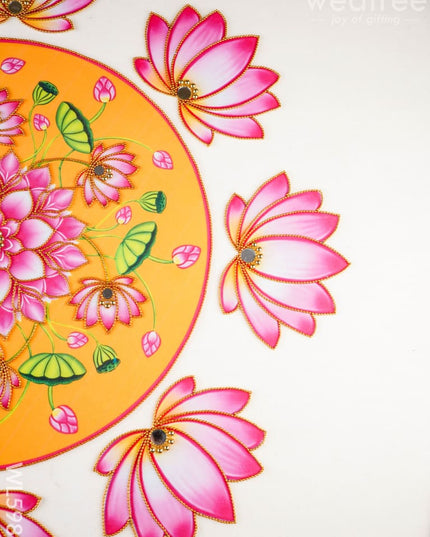 Rangoli: Flower - Set of 8 Lotus Petals - WL5981 - Rangoli