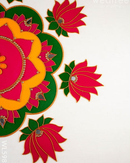 Rangoli: Flower - Set of 8 Lotus Petals - WL5983 - Rangoli