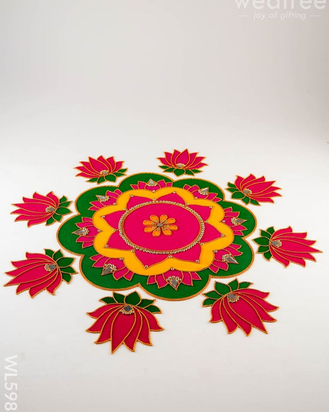 Rangoli: Flower - Set of 8 Lotus Petals - WL5983 - Rangoli