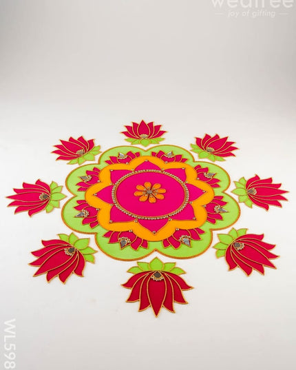 Rangoli: Flower - Set of 8 Lotus Petals - WL5983 - Rangoli