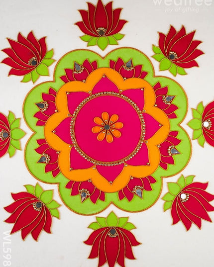 Rangoli: Flower - Set of 8 Lotus Petals - WL5983 - Rangoli