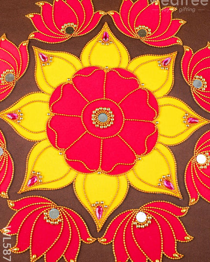 Rangoli - Flower - Set of 8 Lotus - WL5875 - Rangoli