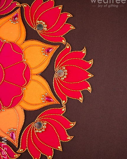 Rangoli - Flower - Set of 8 Lotus - WL5875 - Rangoli