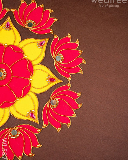 Rangoli - Flower - Set of 8 Lotus - WL5875 - Rangoli