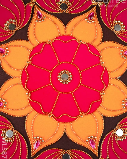 Rangoli - Flower - Set of 8 Lotus - WL5875 - Rangoli