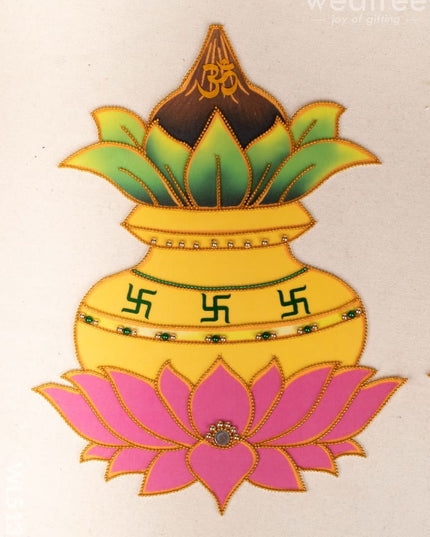 Rangoli - Kalash Set of 2 - WL5139 Divine Gifts RG