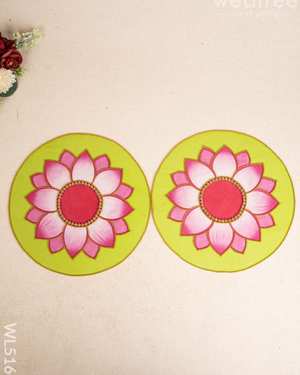 Rangoli - Lotus Design - Set of 2 - WL5160 Divine Gifts