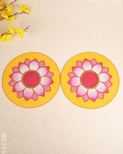 Rangoli - Lotus Design - Set of 2 - WL5160 Divine Gifts