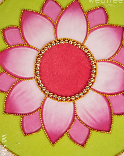 Rangoli - Lotus Design - Set of 2 - WL5160 Divine Gifts