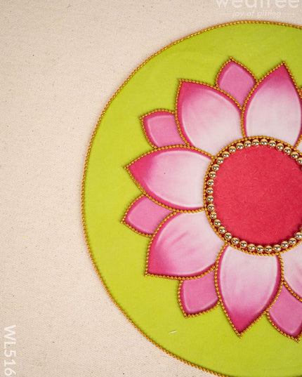 Rangoli - Lotus Design - Set of 2 - WL5160 Divine Gifts