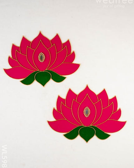 Rangoli: Lotus - Set of 2 - WL5984 - Rangoli
