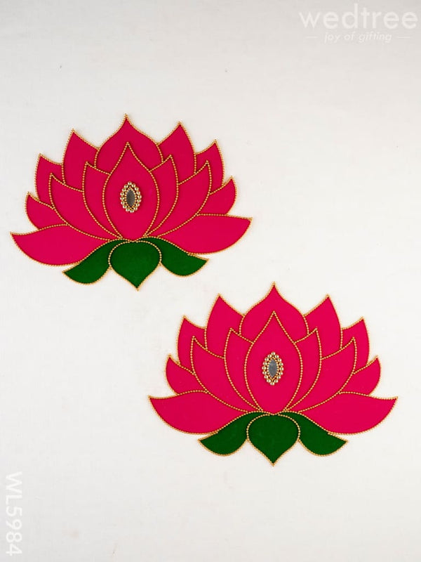 Rangoli: Lotus - Set of 2 - WL5984 - Rangoli