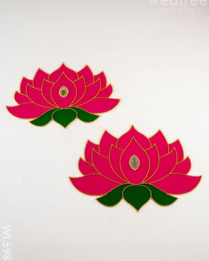 Rangoli: Lotus - Set of 2 - WL5984 - Rangoli