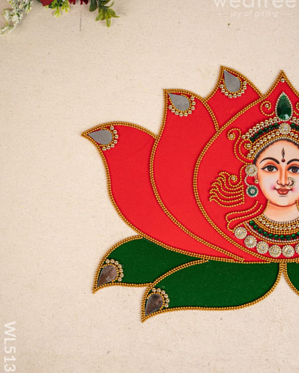 Rangoli - Lotus with Amman Face - WL5136 Divine Gifts