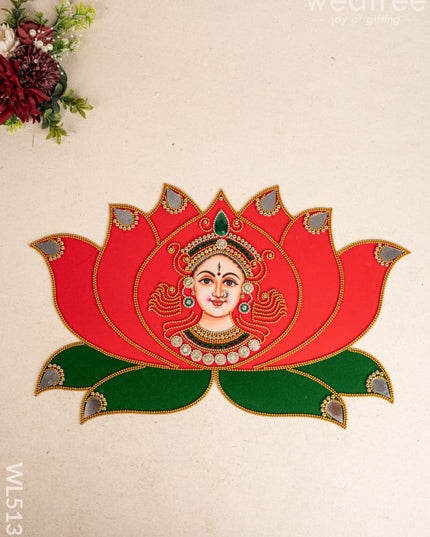 Rangoli - Lotus with Amman Face - WL5136 Divine Gifts