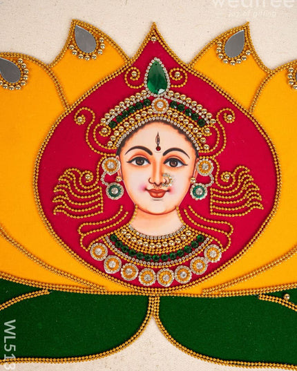 Rangoli - Lotus with Amman Face - WL5136 Divine Gifts
