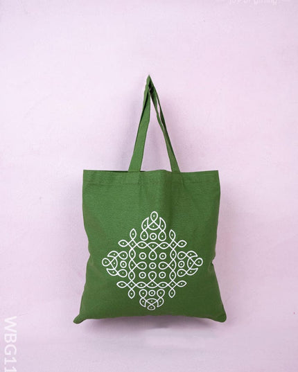 Rangoli Printed Cloth Bag - WBG1140 - Cloth Bags