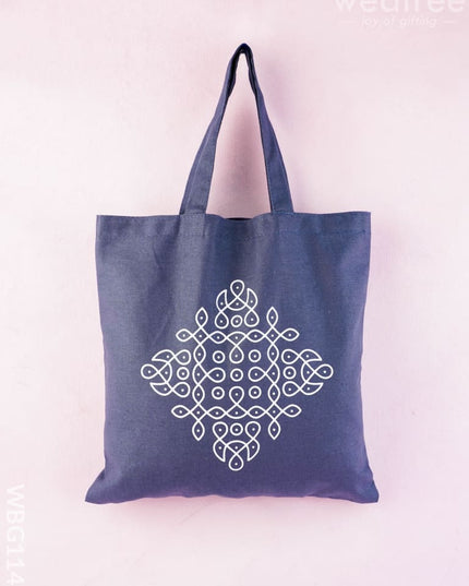 Rangoli Printed Cloth Bag - WBG1140 - Cloth Bags