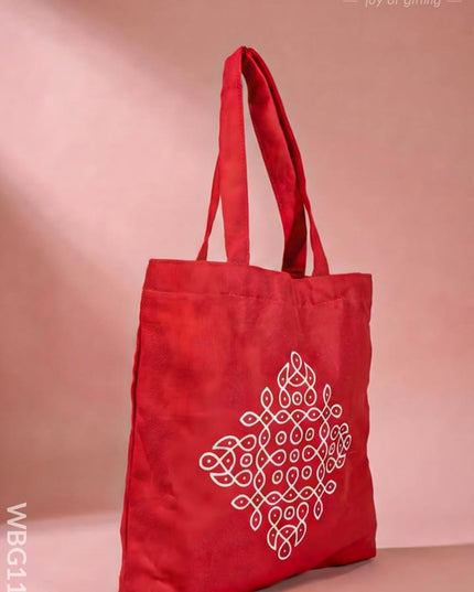 Rangoli Printed Cloth Bag - WBG1140 - Cloth Bags
